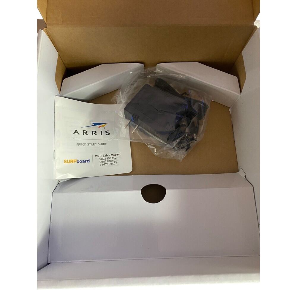 Arris Surf Board DOCSIS 3.0 Cable Modem & WiFi Router AC1900 bbps - Picture 4 of 8